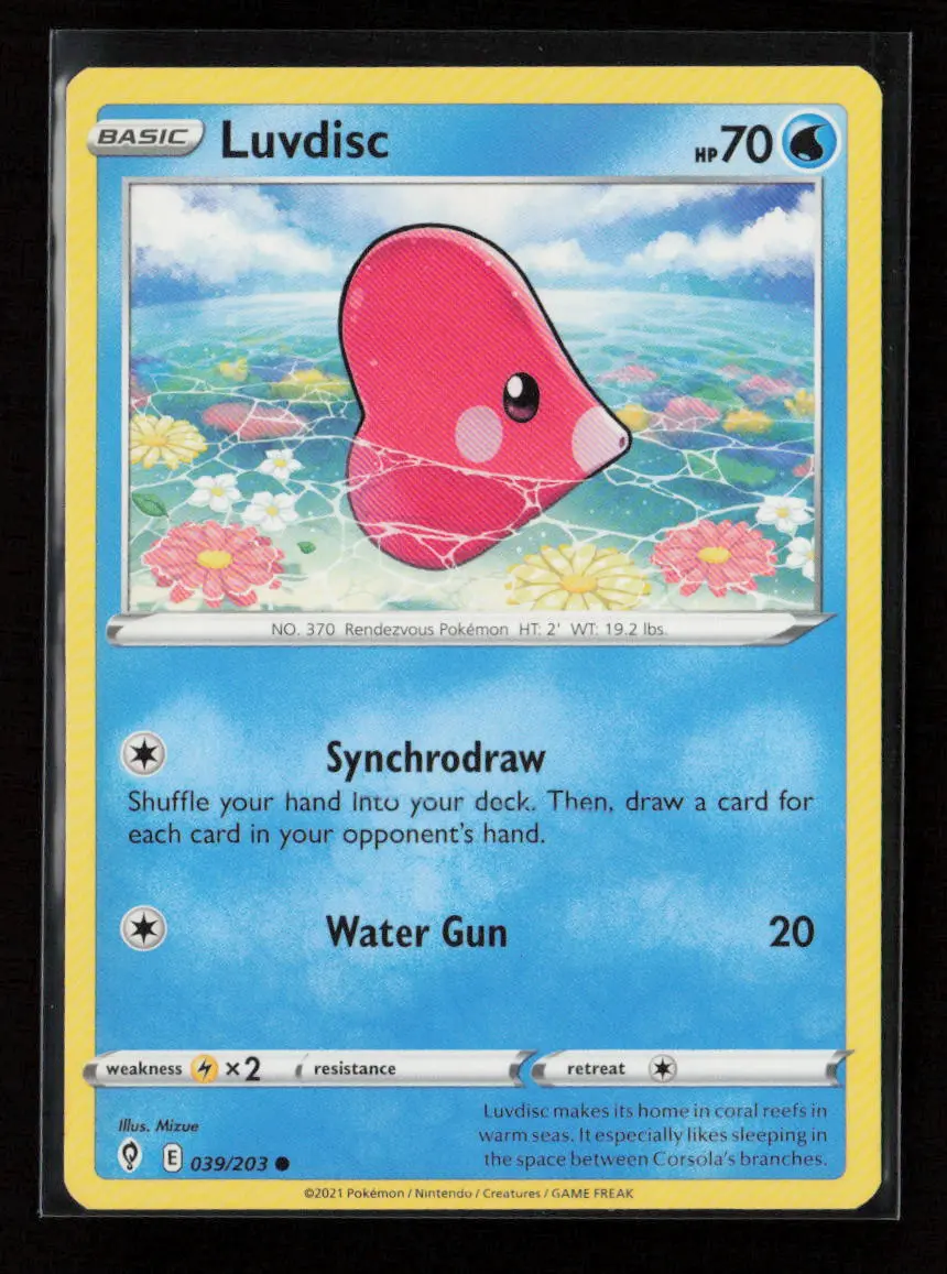 Luvdisc Common Swsh07: Evolving Skies 039/203 Lp 1