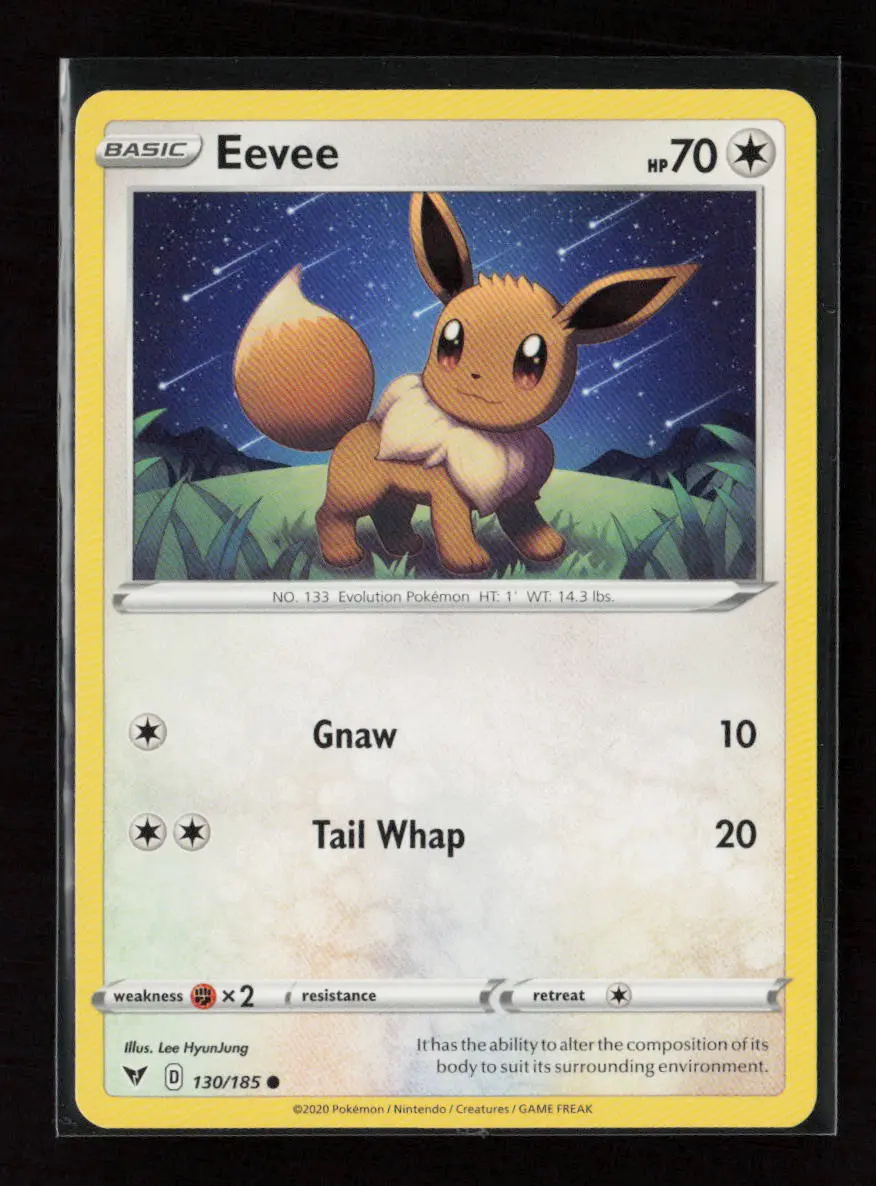 Eevee Common Swsh04: Vivid Voltage 130/185 Lp 1