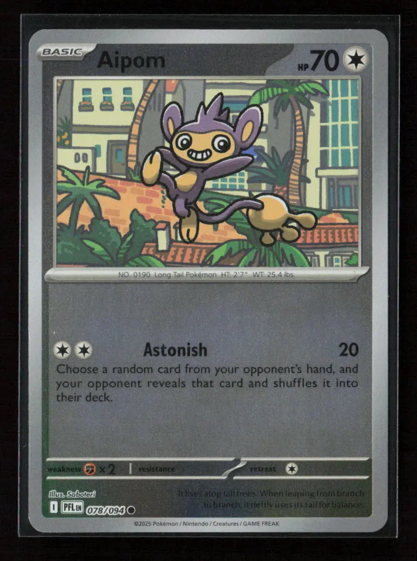 Aipom Common Me02: Phantasmal Flames 078/094 Nm 1