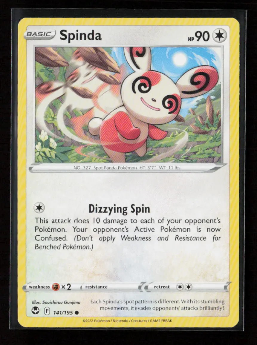 Spinda Common Swsh12: Silver Tempest 141/195 Lp 1