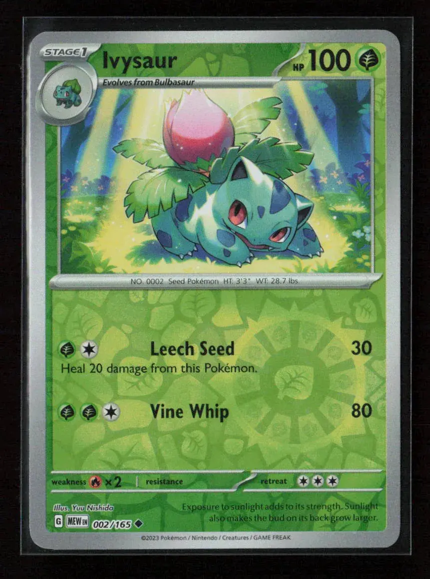 Ivysaur - Uncommon Sv: Scarlet & Violet 151 002/165 Nm 1