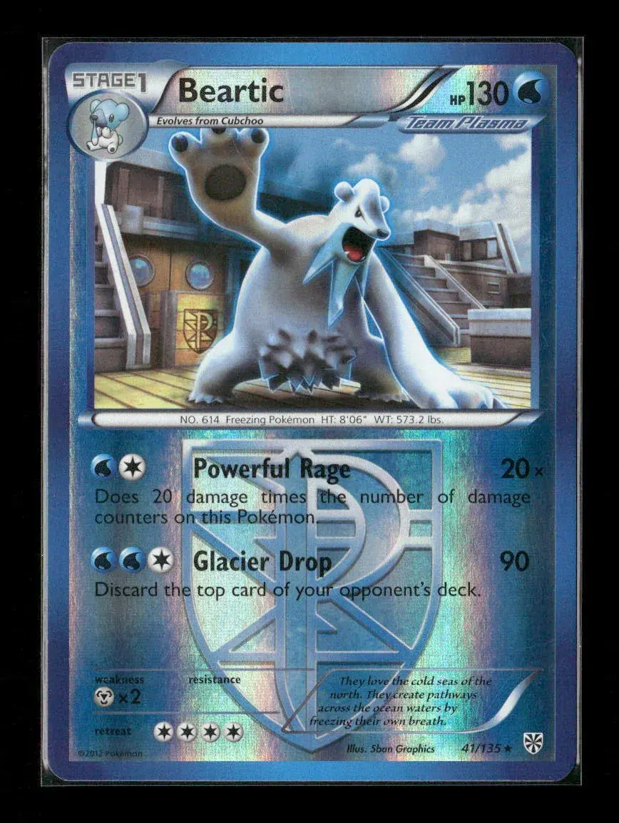 Beartic (Team Plasma) Rare Plasma Storm 41/135 Lp 1