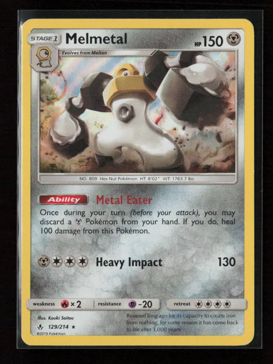 Melmetal Holo Rare Sm - Unbroken Bonds 129/214 Nm 1
