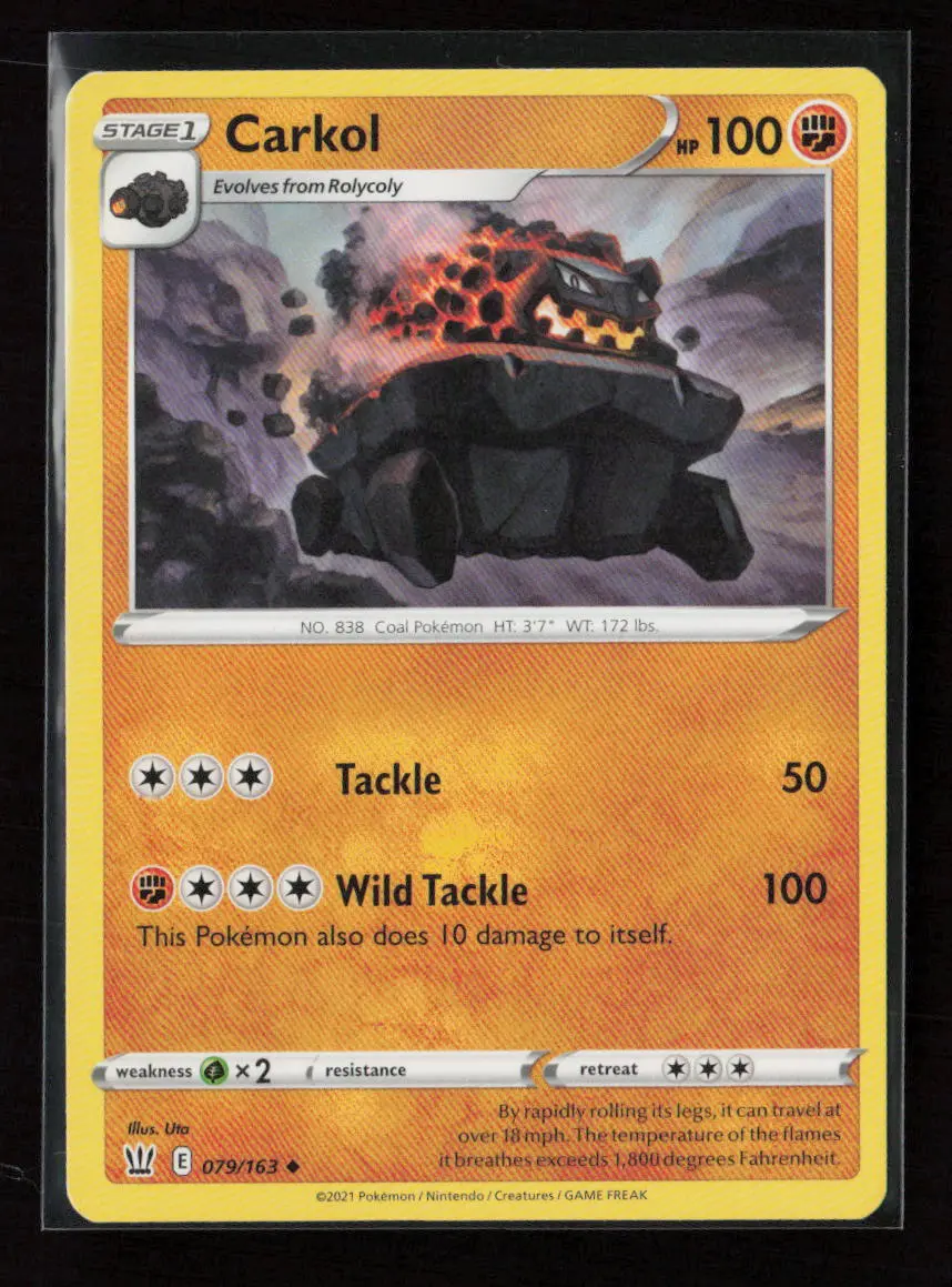 Carkol Uncommon Swsh05: Battle Styles 079/163 Lp 1