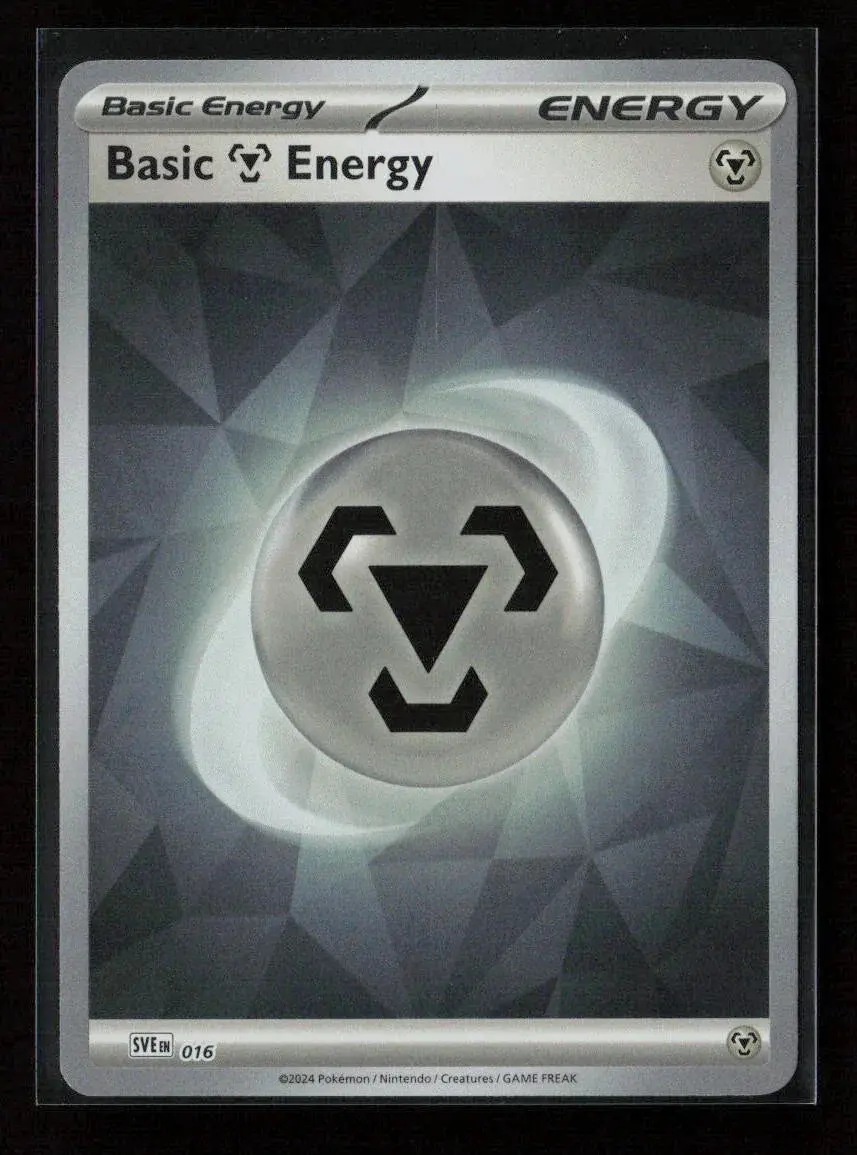 Basic Metal Energy (Cracked Ice Holo) Common Sve: Scarlet & Violet Energies 016 Nm 1