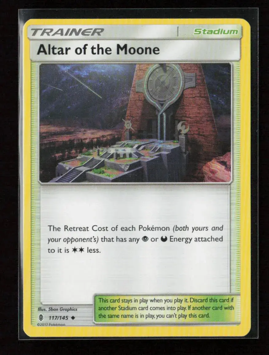 Altar Of The Moone Uncommon Sm - Guardians Rising 117/145 Mp 1
