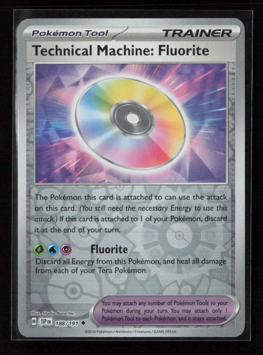 Technical Machine: Fluorite Uncommon Sv08: Surging Sparks 188/191 Nm 1