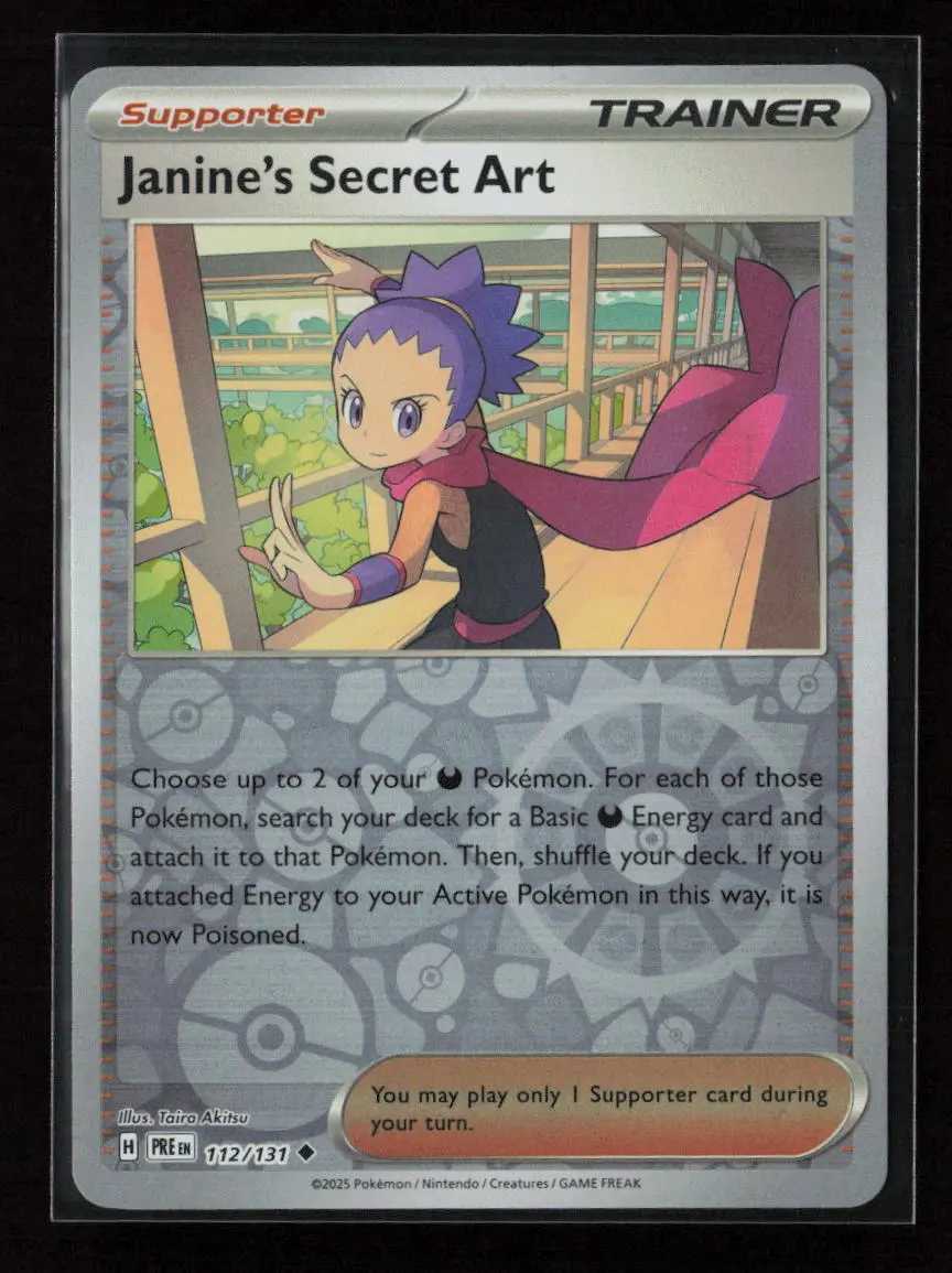Janine's Secret Art - Uncommon Sv: Prismatic Evolutions 112/131 Nm 1