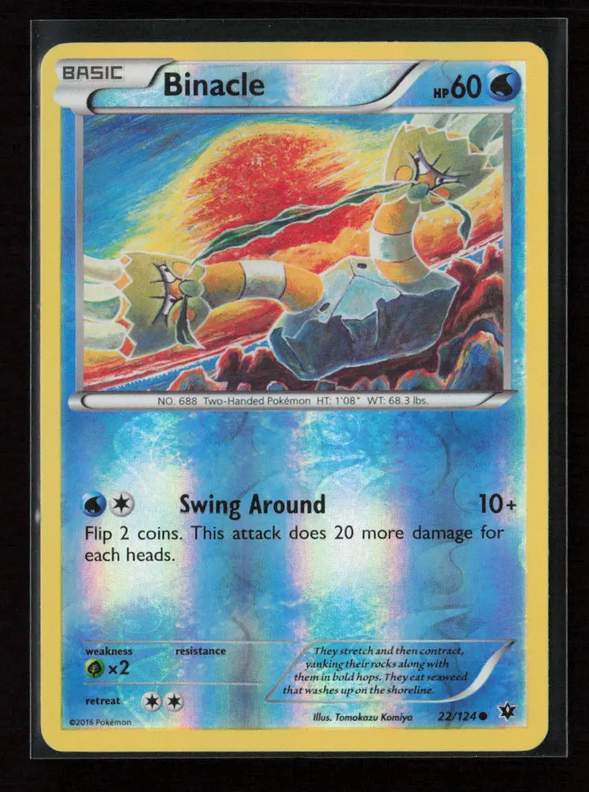 Binacle Common Xy - Fates Collide 22/124 Nm 1
