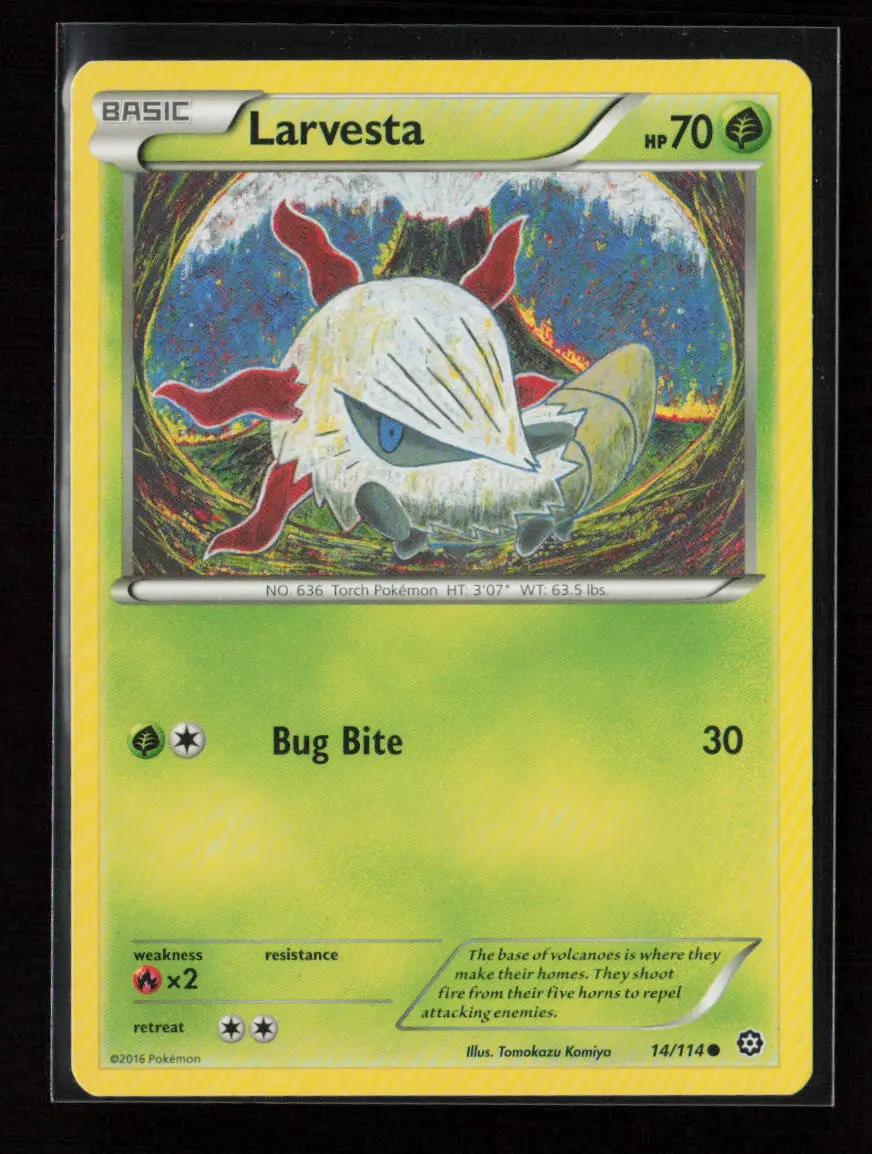 Larvesta Common Xy - Steam Siege 14/114 Lp 1