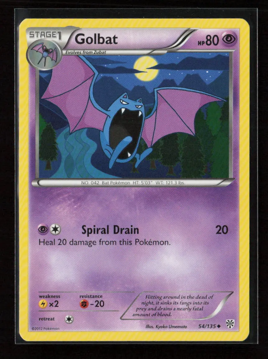 Golbat Uncommon Plasma Storm 54/135 Nm 1