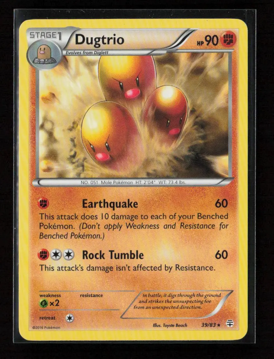 Dugtrio Rare Generations 39/83 Nm 1