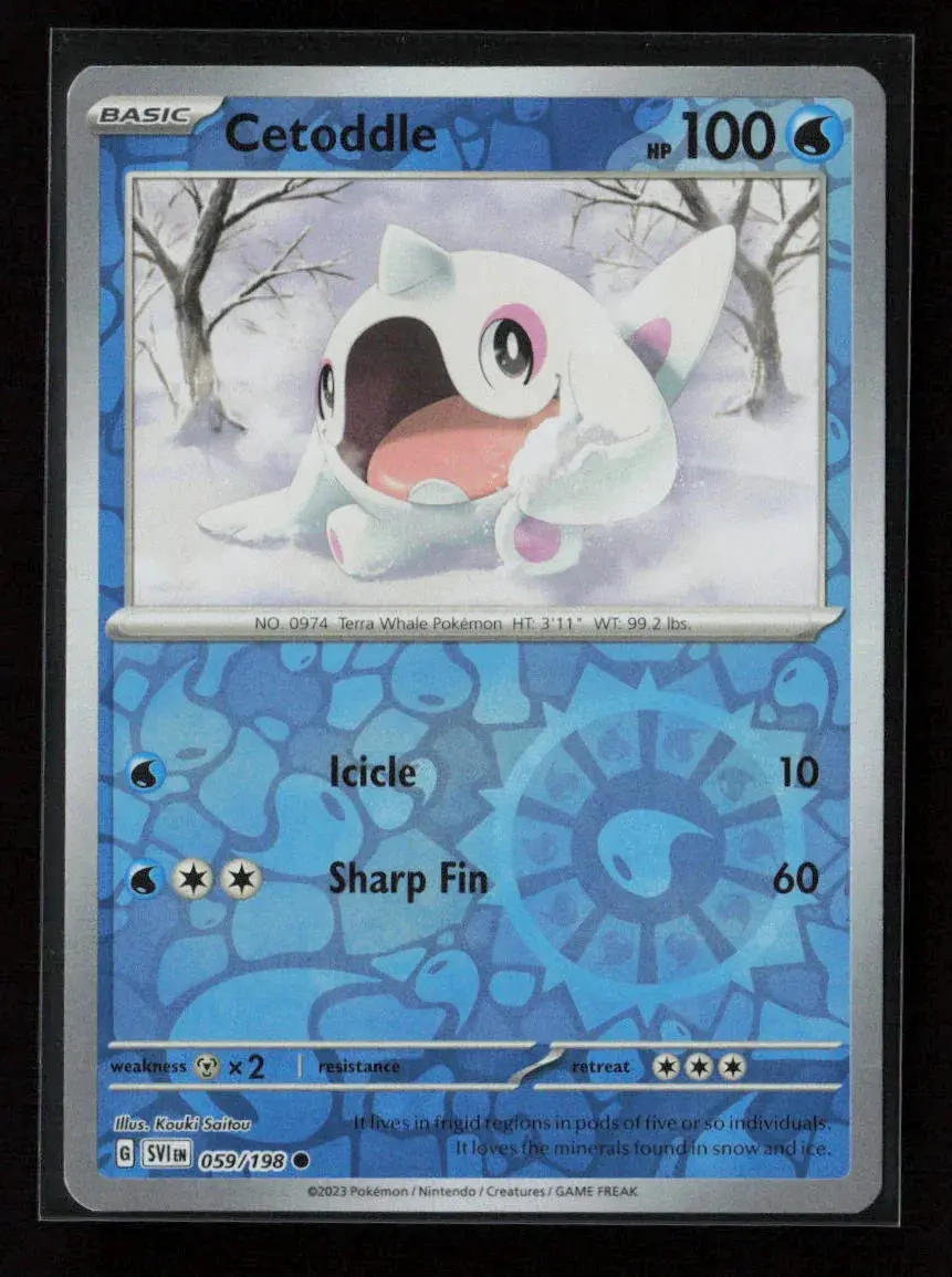 Cetoddle - Common Sv01: Scarlet & Violet Base Set 059/198 Nm 1