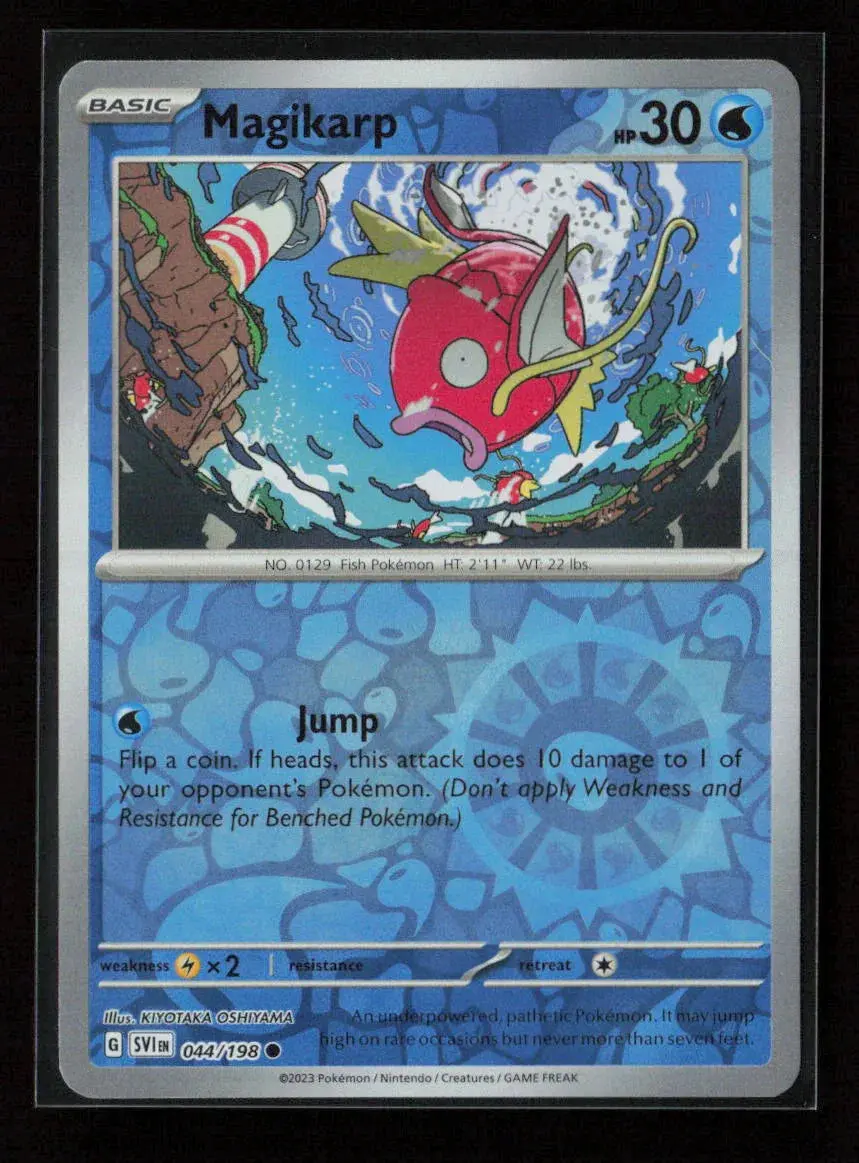 Magikarp Common Sv01: Scarlet & Violet Base Set 044/198 Nm 1