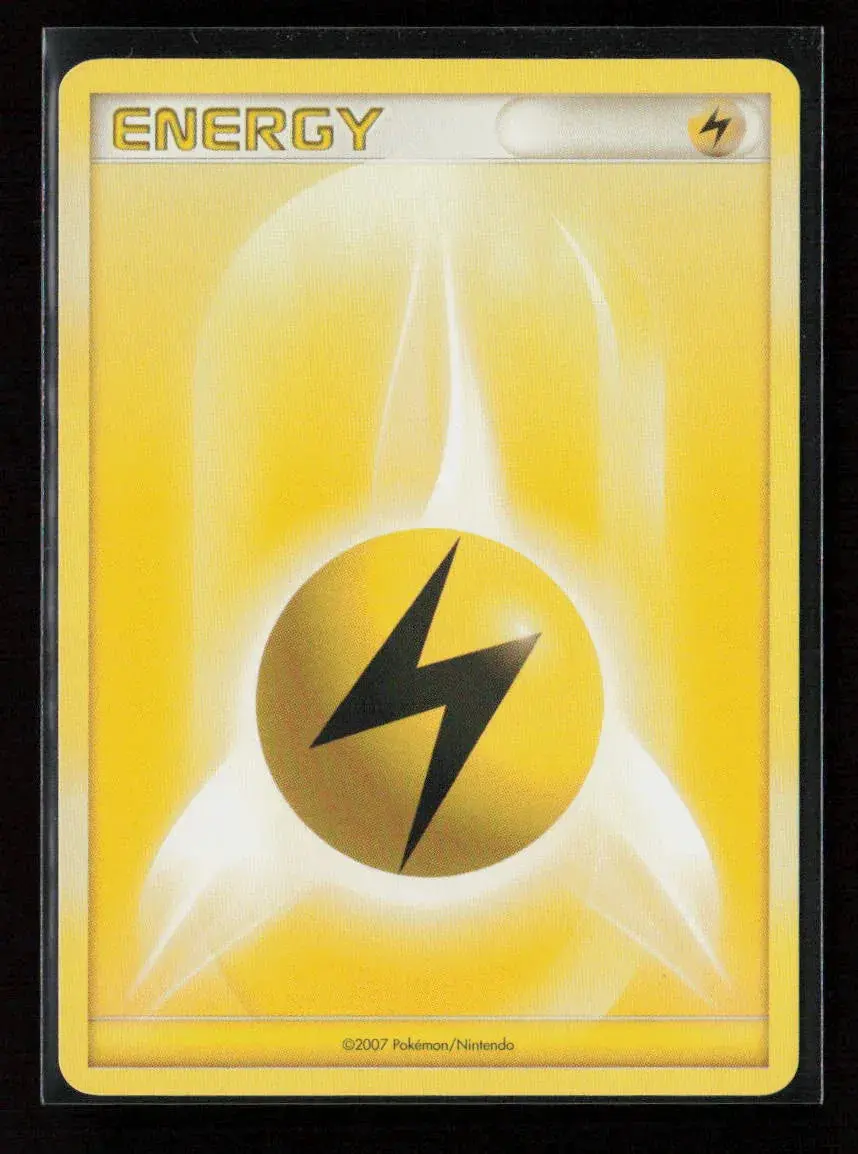 Lightning Energy (2007 Unnumbered D/P Style Non-Holo) Promo League & Championship Cards Lp 1