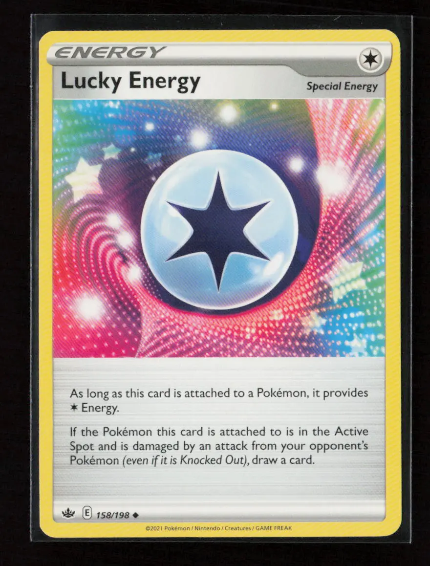 Lucky Energy Uncommon Swsh06: Chilling Reign 158/198 Lp 1