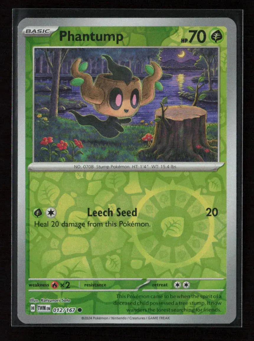 Phantump Common Sv06: Twilight Masquerade 012/167 Nm 1