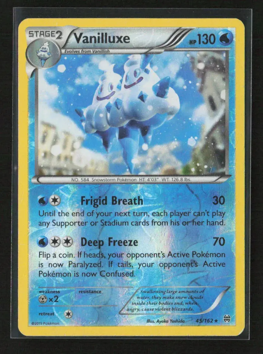 Vanilluxe Rare Xy - Breakthrough 45/162 Lp 1
