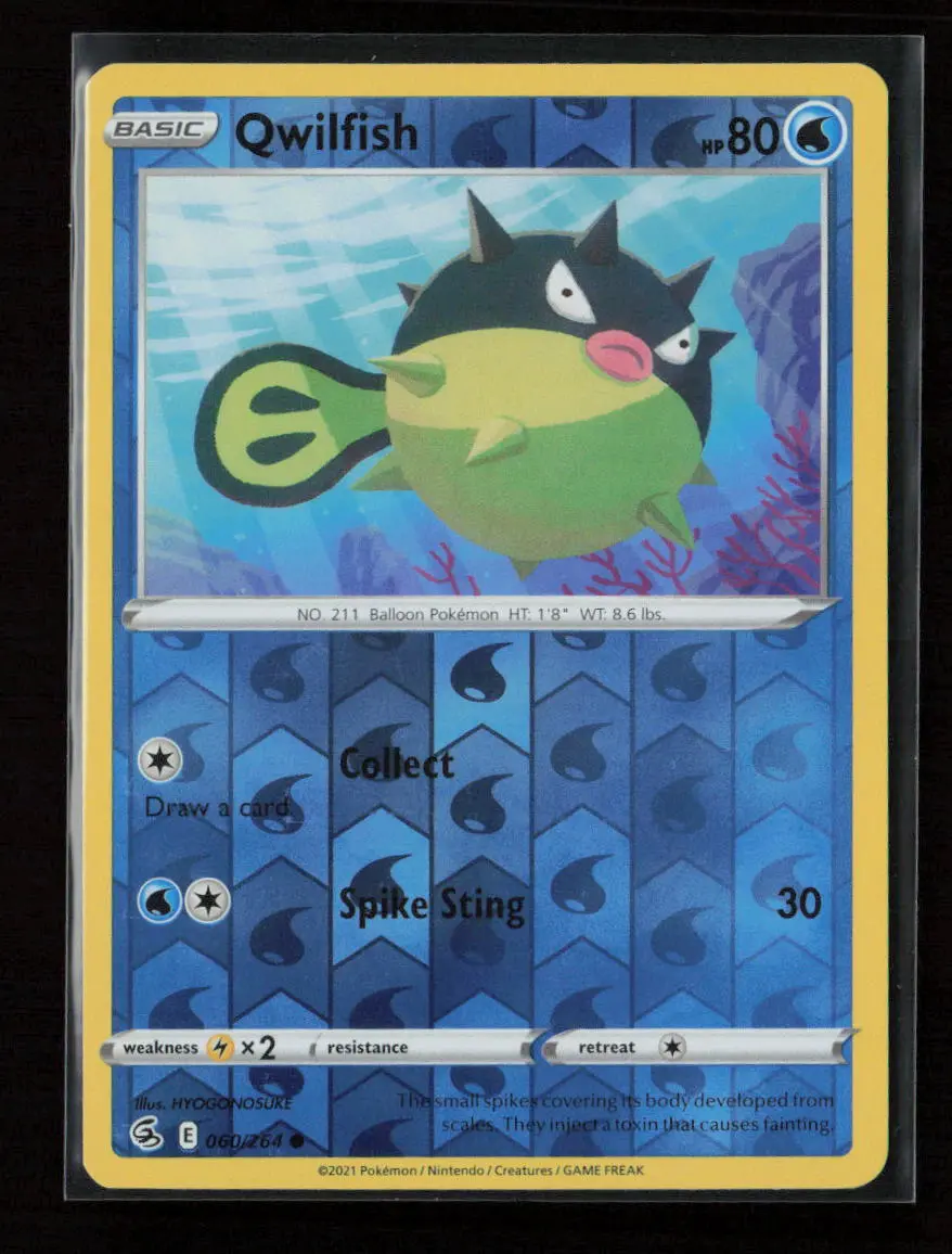 Qwilfish Common Swsh08: Fusion Strike 060/264 Nm 1