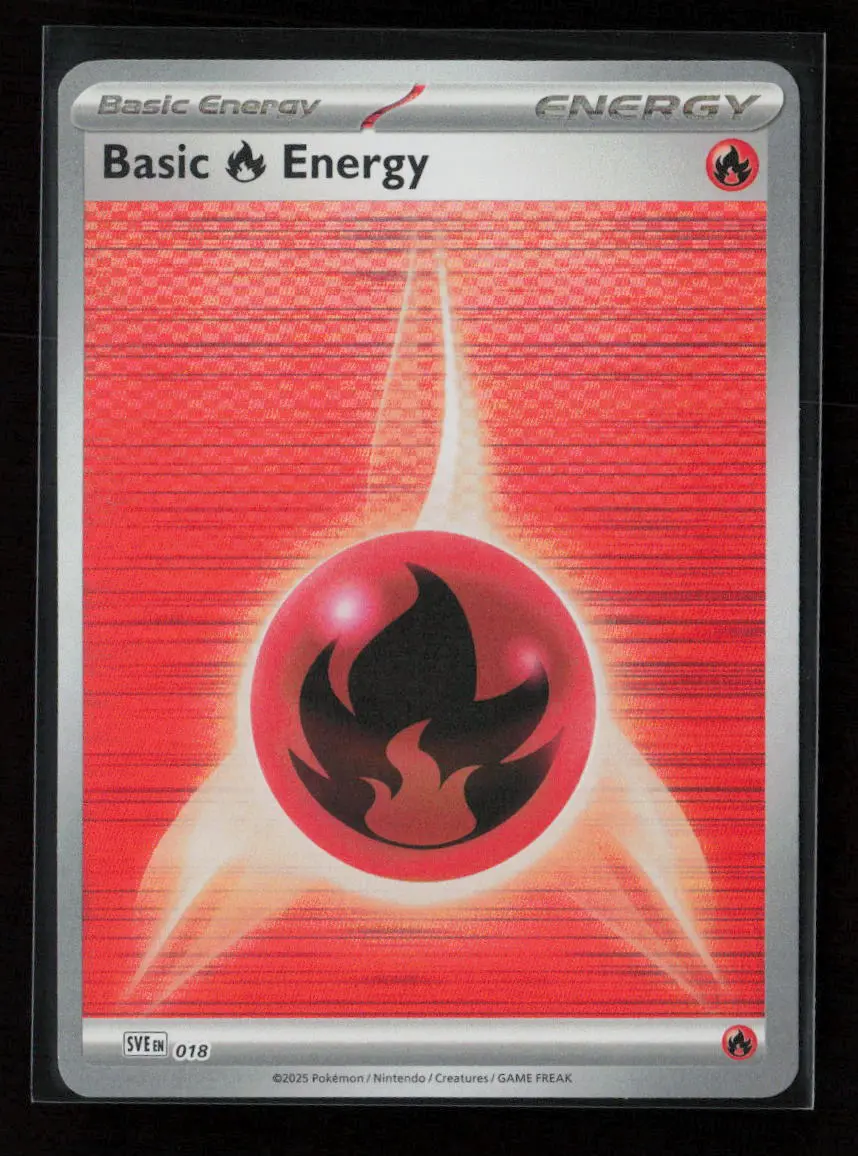Basic Fire Energy - Common Sve: Scarlet & Violet Energies 018 Nm 1
