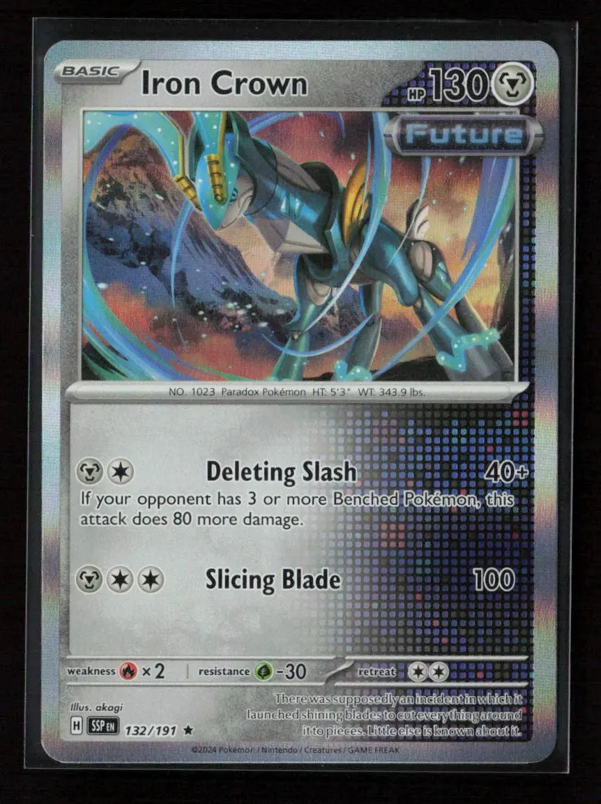 Iron Crown Rare Sv08: Surging Sparks 132/191 Nm 1