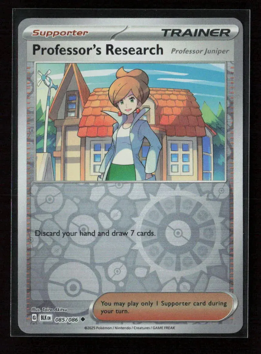 Professor's Research Uncommon Sv: Black Bolt 085/086 Nm 1