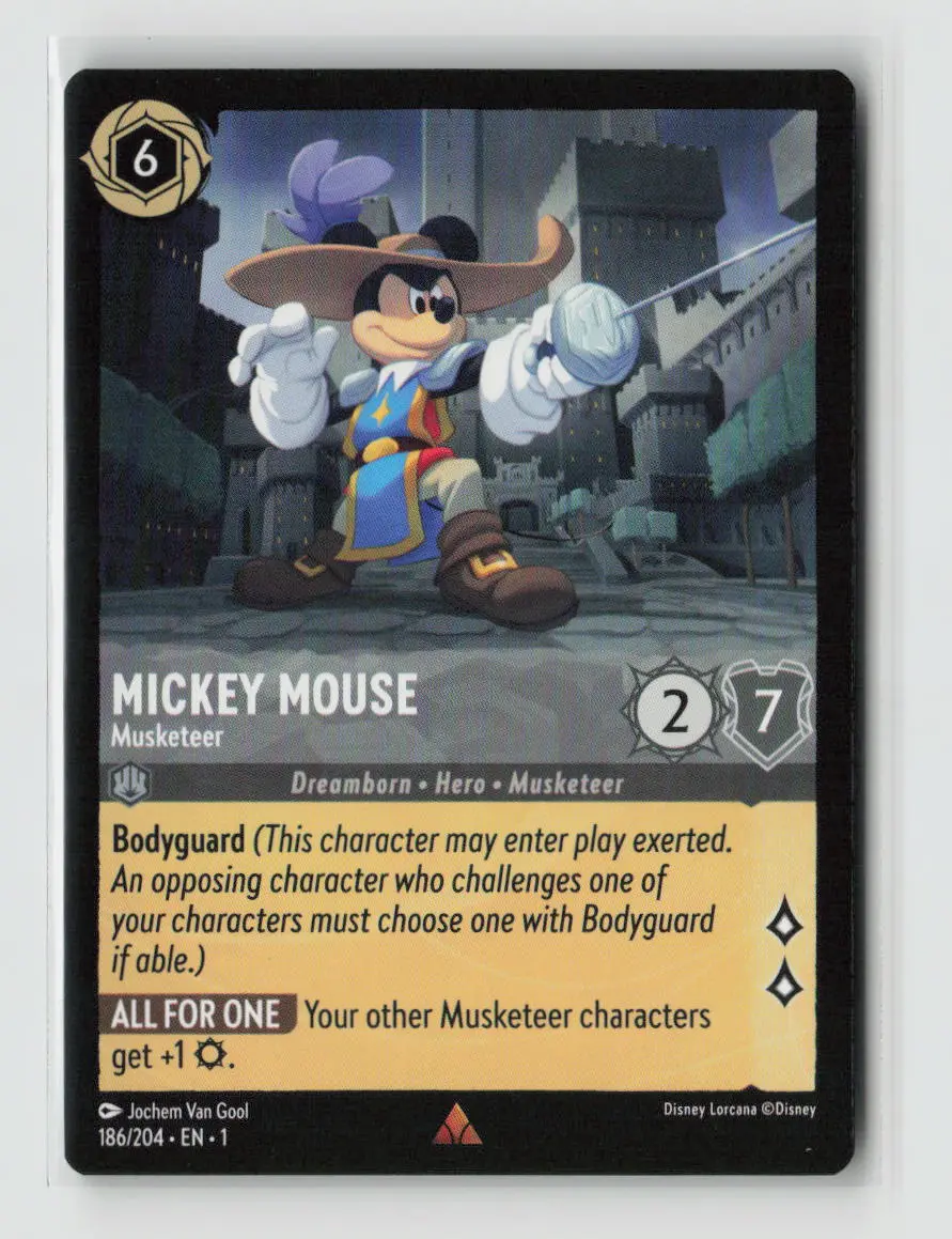 Mickey Mouse - Musketeer Rare The First Chapter 186/204 Nm 1