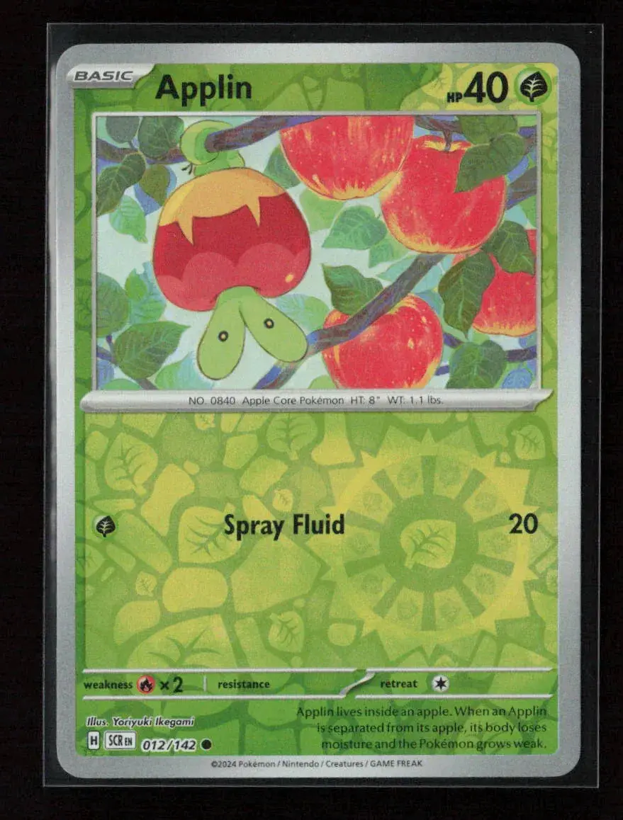 Applin Common Sv07: Stellar Crown 012/142 Nm 1