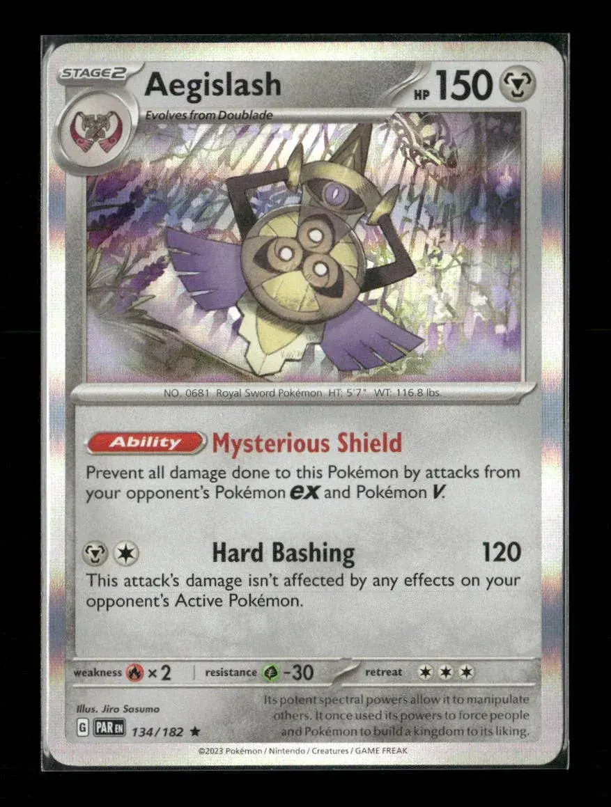 Aegislash - Rare Sv04: Paradox Rift 134/182 Lp 1