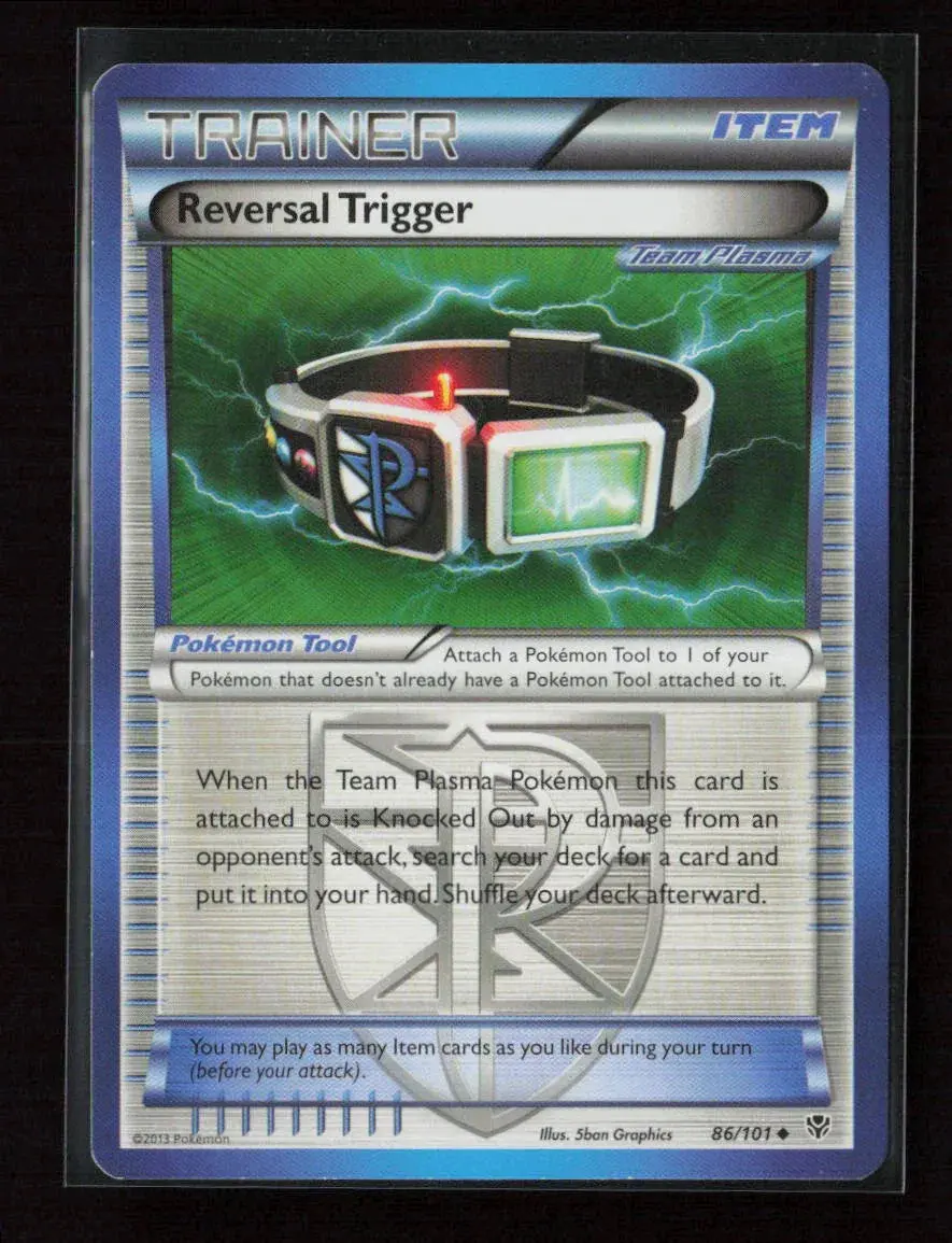 Reversal Trigger (Team Plasma) Uncommon Plasma Blast 86/101 Lp 1