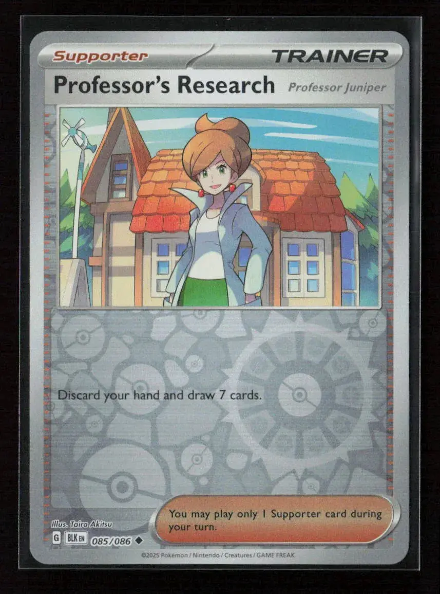 Professor's Research Uncommon Sv: Black Bolt 085/086 Nm 1