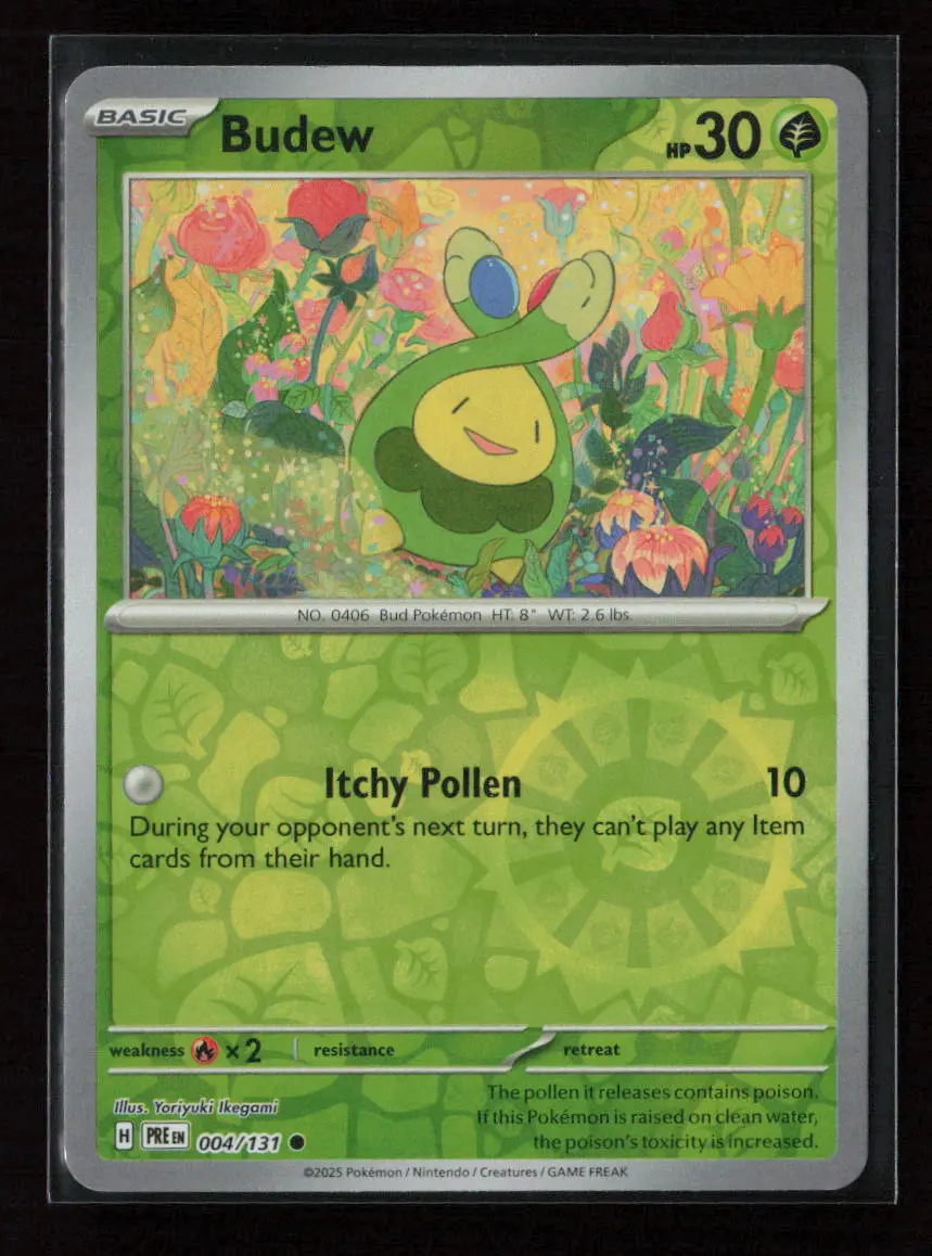 Budew Common Sv: Prismatic Evolutions 004/131 Nm 1