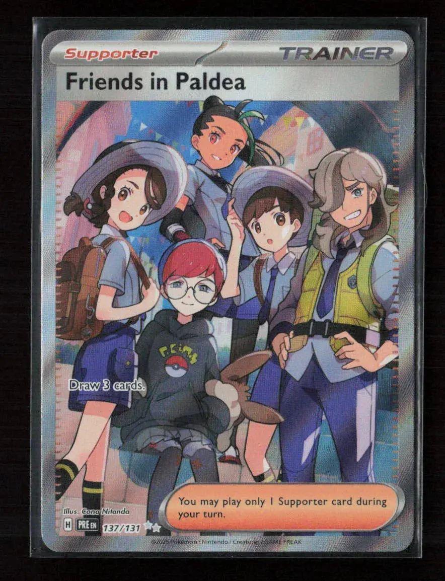 Friends In Paldea - Ultra Rare Sv: Prismatic Evolutions 137/131 Nm 1