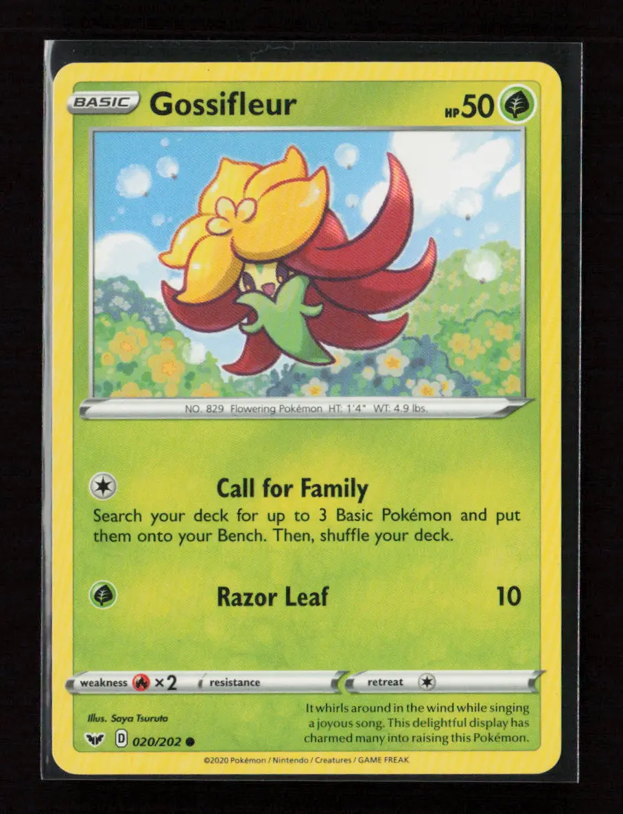 Gossifleur Common Swsh01: Sword & Shield Base Set 020/202 Lp 1