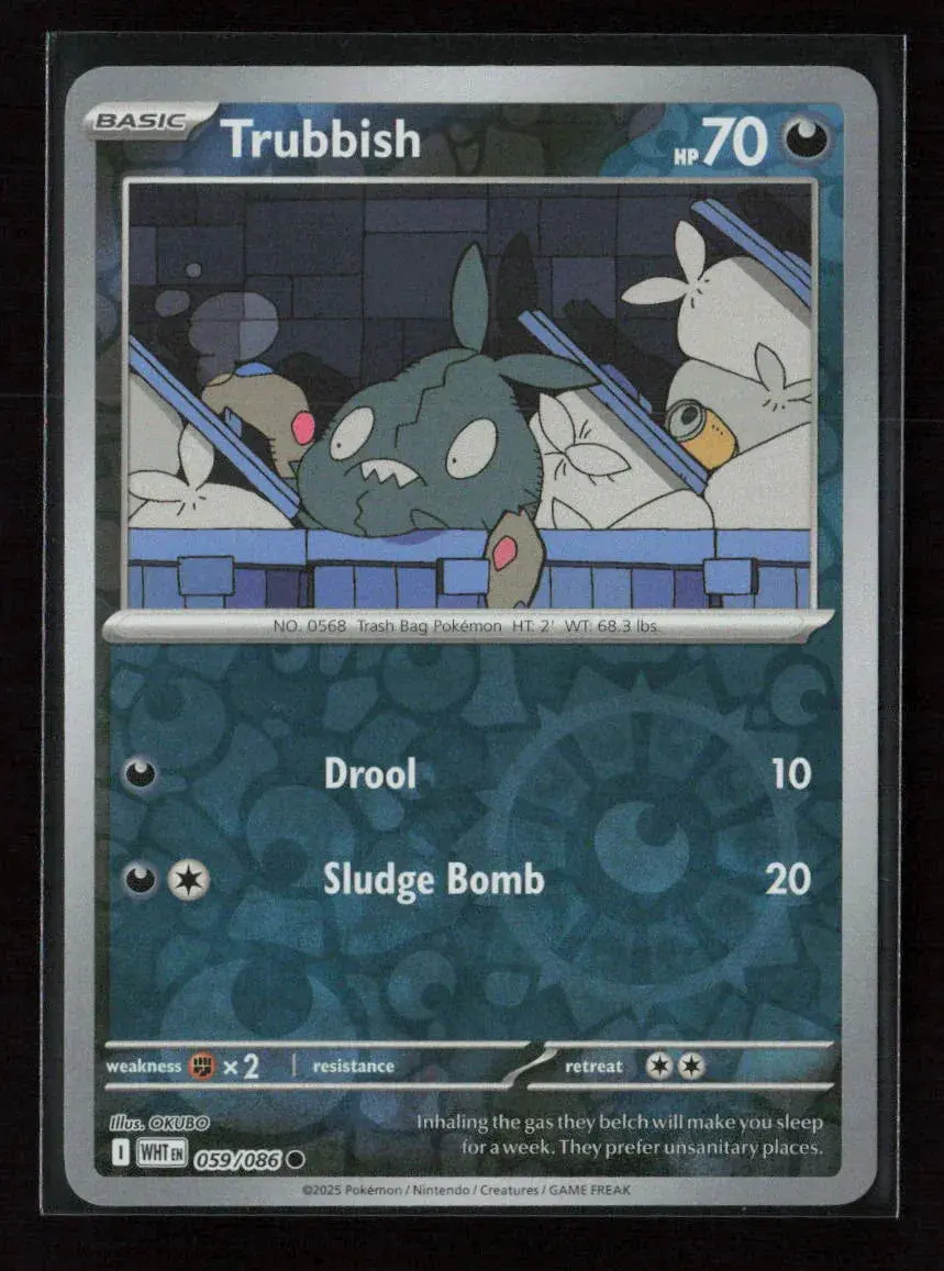 Trubbish Common Sv: White Flare 059/086 Nm 1