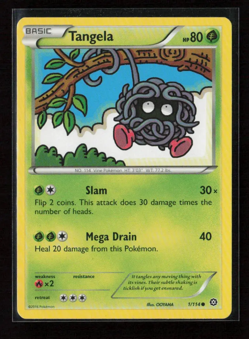 Tangela Common Xy - Steam Siege 1/114 Nm 1