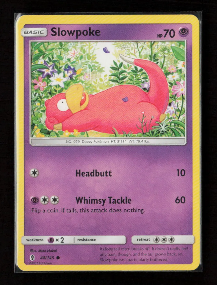 Slowpoke Common Sm - Guardians Rising 48/145 Lp 1