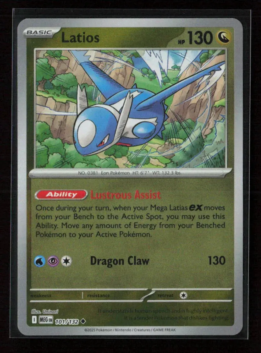 Latios Uncommon Me01: Mega Evolution 101/132 Nm 1