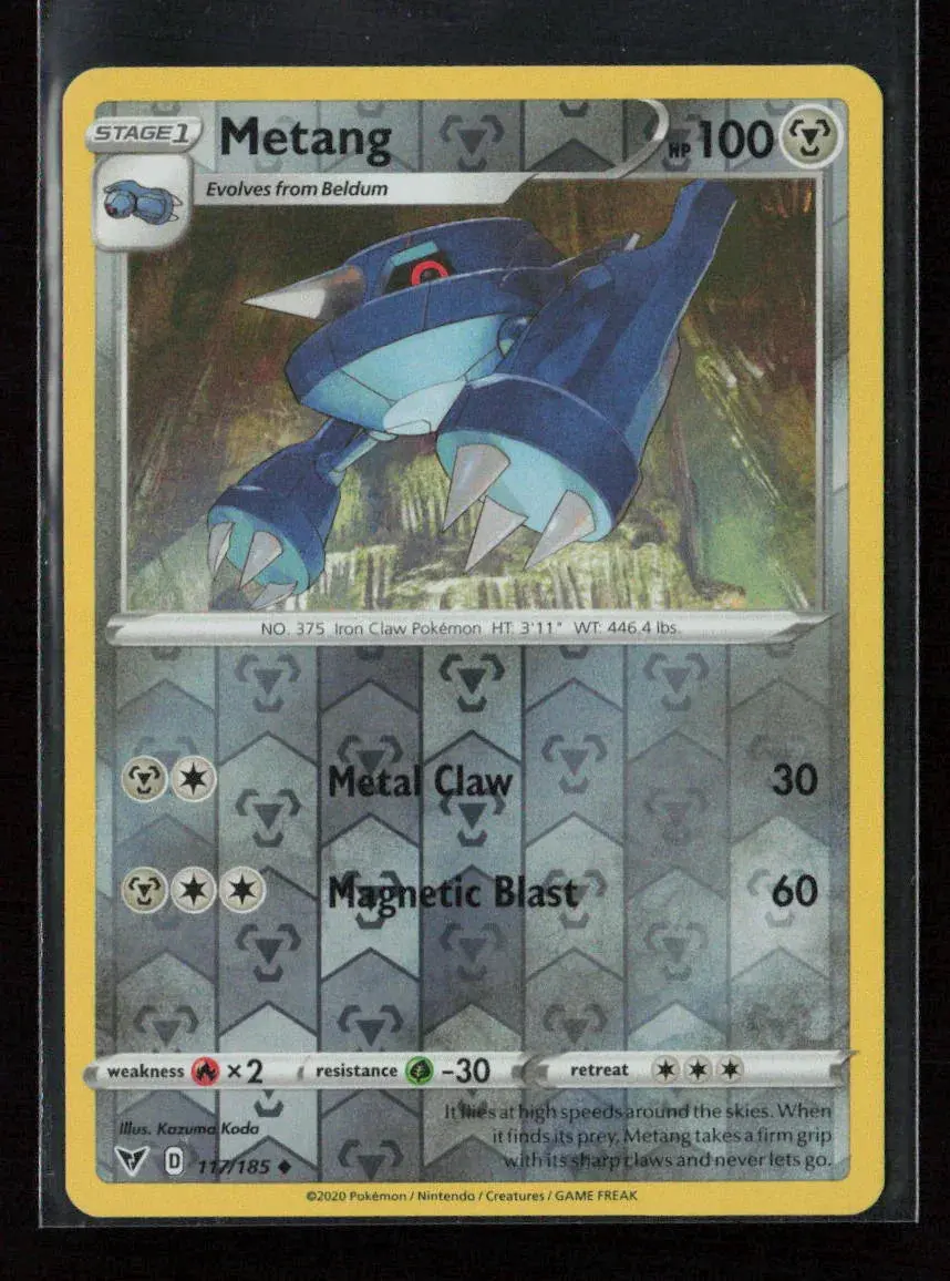 Metang Uncommon Swsh04: Vivid Voltage 117/185 Lp 1