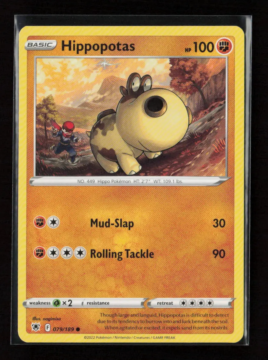 Hippopotas Common Swsh10: Astral Radiance 079/189 Lp 1
