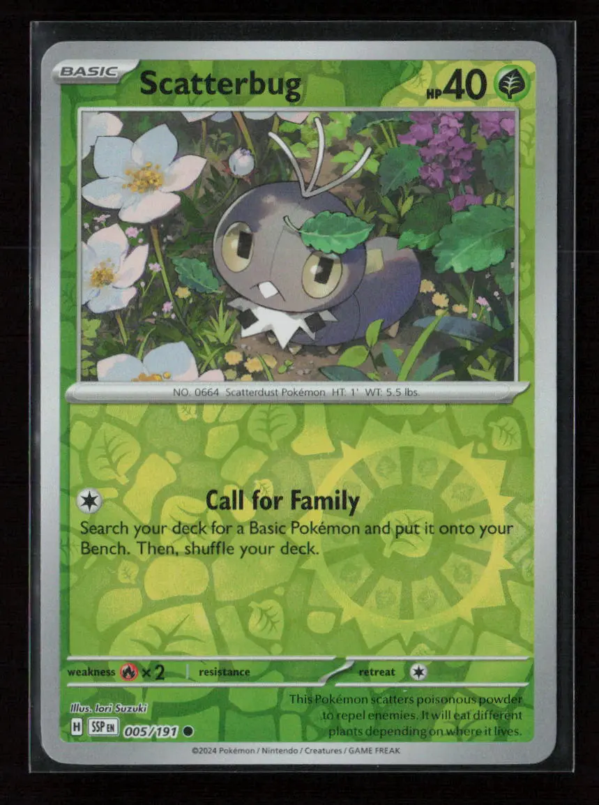 Scatterbug Common Sv08: Surging Sparks 005/191 Nm 1