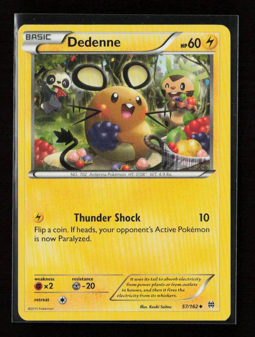 Dedenne Uncommon Xy - Breakthrough 57/162 Lp 1