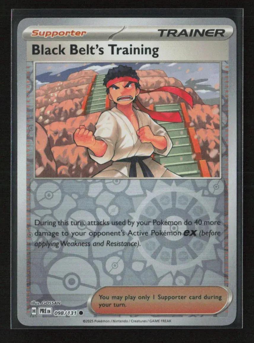 Black Belt's Training - Common Sv: Prismatic Evolutions 098/131 Nm 1