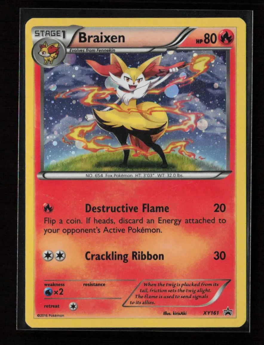 Braixen - Promo Xy Promos Xy161 Lp 1
