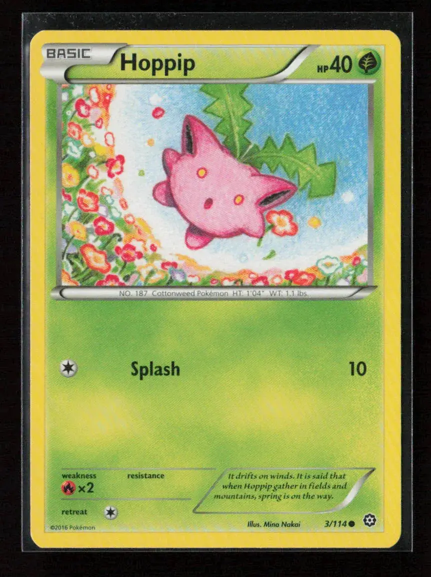 Hoppip Common Xy - Steam Siege 3/114 Lp 1