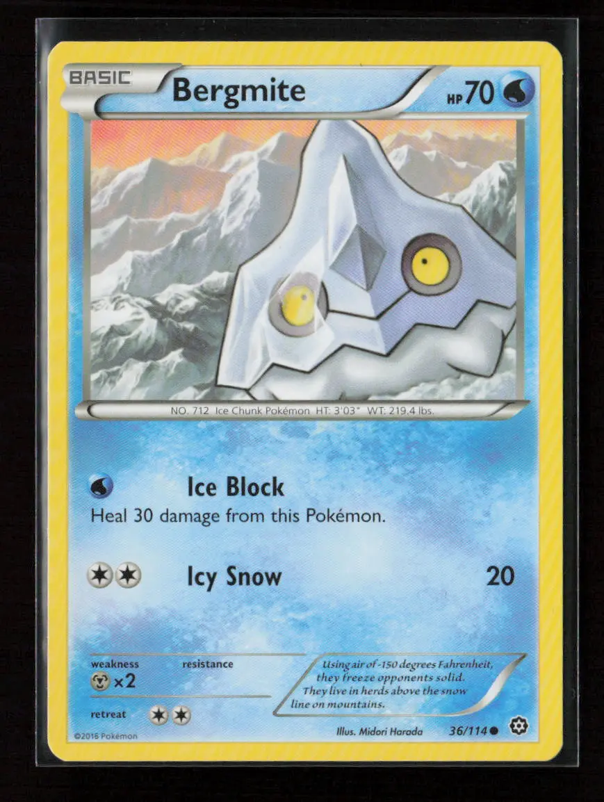 Bergmite Common Xy - Steam Siege 36/114 Lp 1