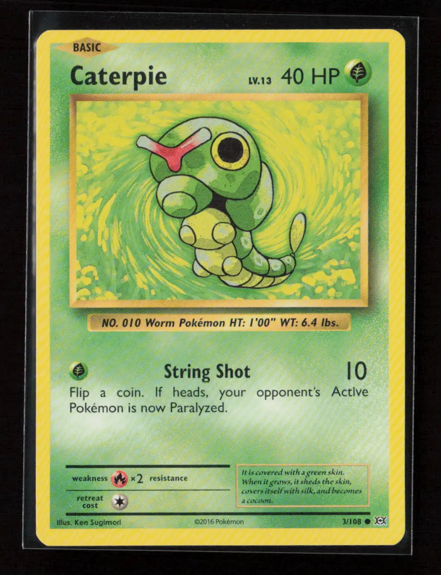 Caterpie Common Xy - Evolutions 3/108 Lp 1