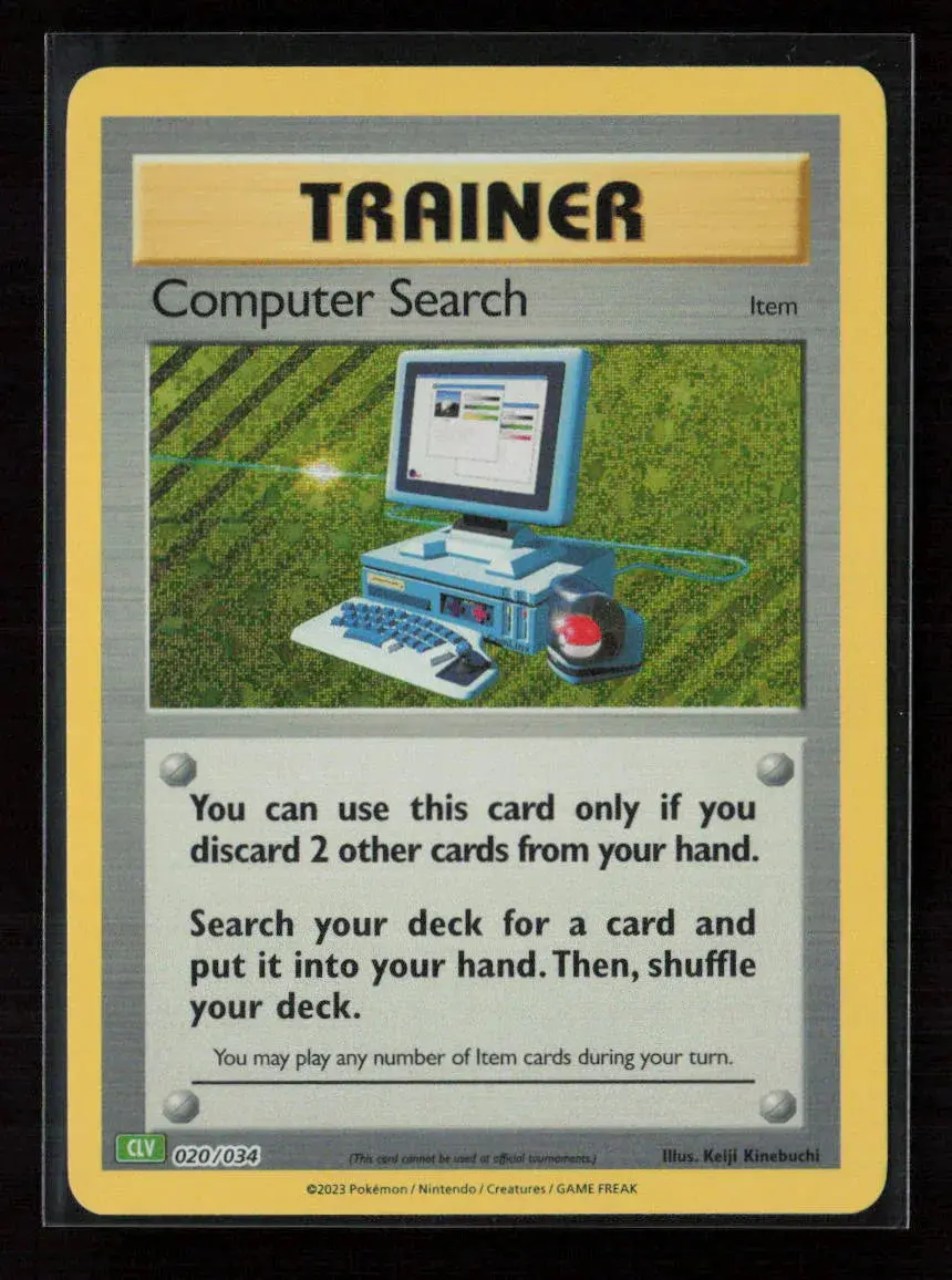 Computer Search (Clv) Classic Collection Trading Card Game Classic 020/034 Nm 1