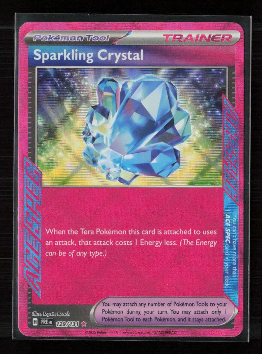 Scoop Up Cyclone Ace Spec Rare Sv: Prismatic Evolutions 128/131 Nm 1