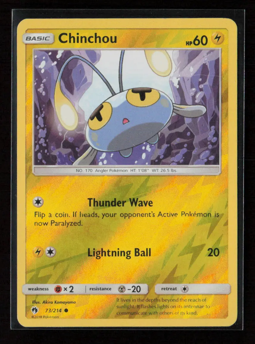Chinchou Common Sm - Lost Thunder 73/214 Nm 1